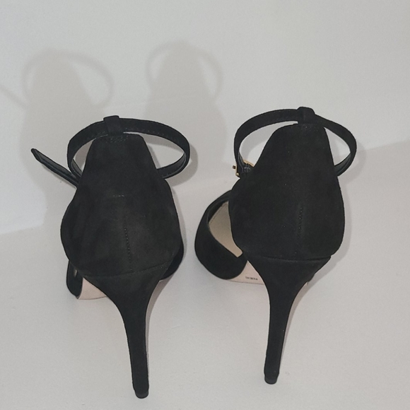 Jessica Simpson Black Suede Stilettos 9.5 - Picture 4 of 6